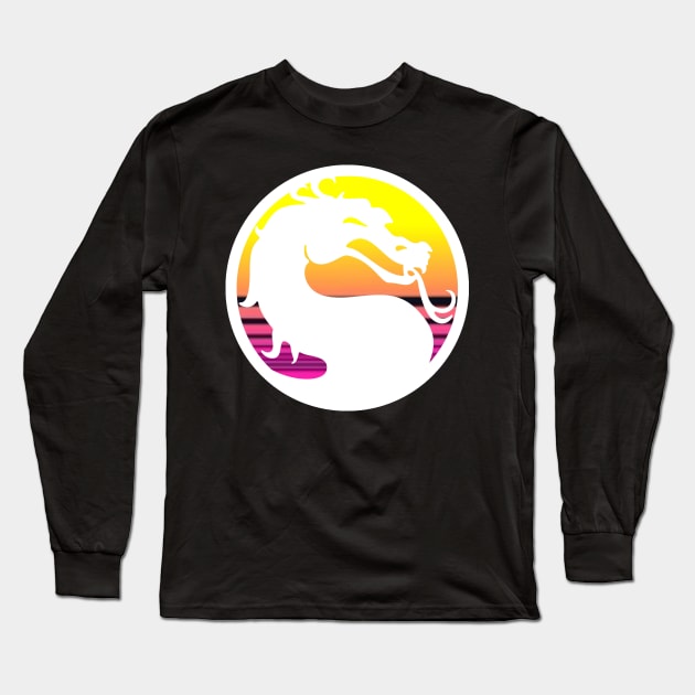 Mortal Kombat Logo Long Sleeve T-Shirt by gitasorosoan